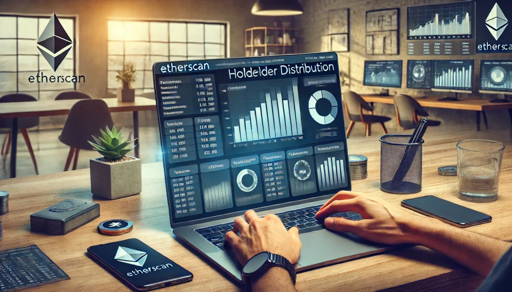 Analyzing holder distribution on Etherscan