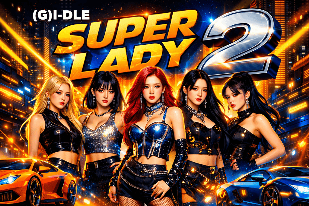 Album of (G)I-DLE's Super Lady, "2"