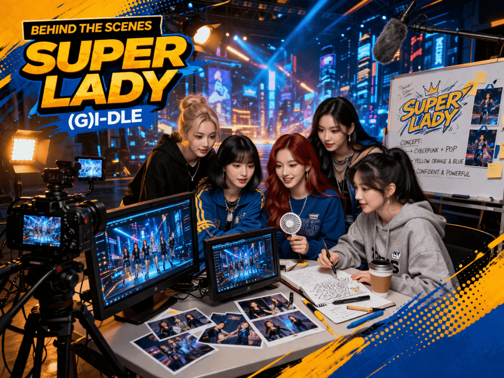 Behind The scenes of G)I-DLE's Super Lady