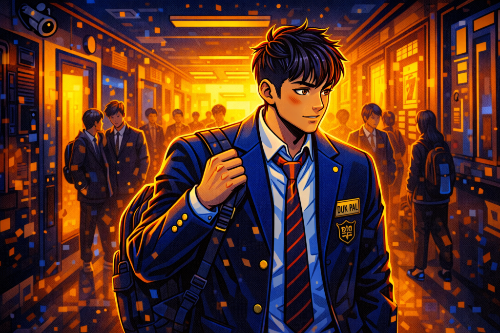 Deuk Pal adjusts to school life in uniform