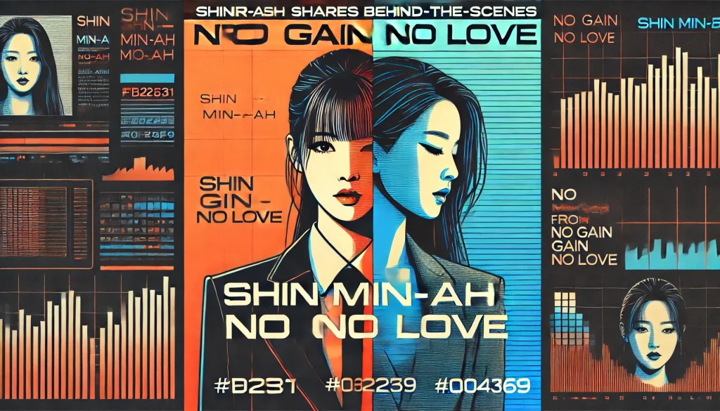 Cyberpunk poster: Shin Min-ah's "No Gain No Love" moments.