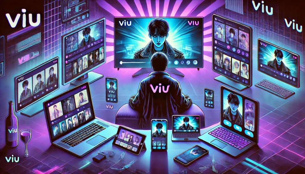 Person Watching VIU on different devices. 