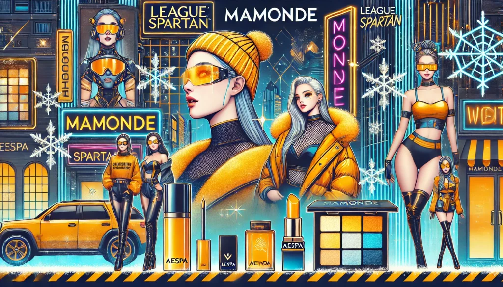 Winter of aespa's Mamonde endorsement, reflecting K-pop's influence on global beauty standards and merging music with beauty trends.