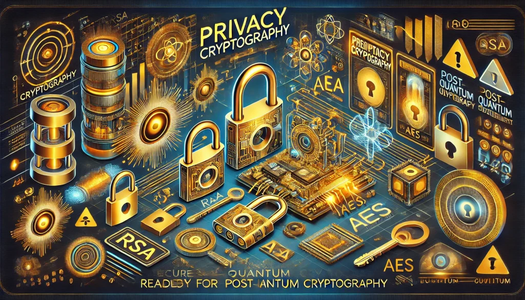 Design of privacy cryptography with RSA, AES encryption and quantum security.