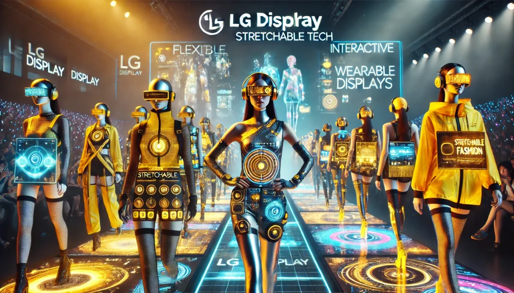 LG Display’s stretchable tech merges fashion with interactive, wearable displays, showcasing innovation at the forefront of K-Culture.