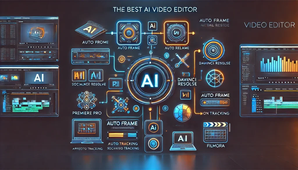 Choose AI video editors like Premiere, Resolve, Filmora for social media.