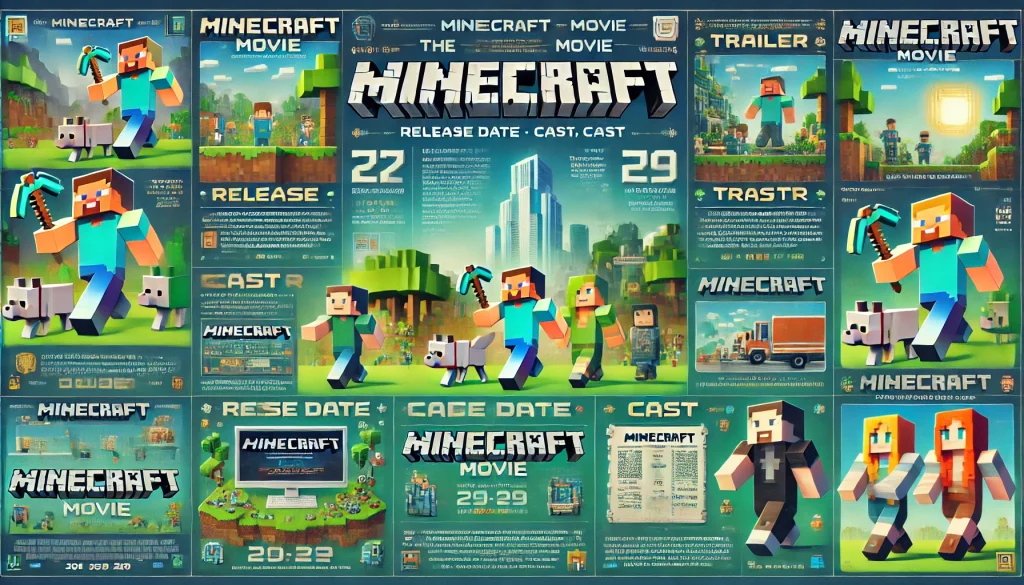 Overview of Minecraft Movie release date, trailer, and cast details