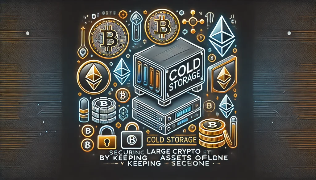 Cold storage for securing large crypto ETFs by keeping assets offline to prevent hacking.