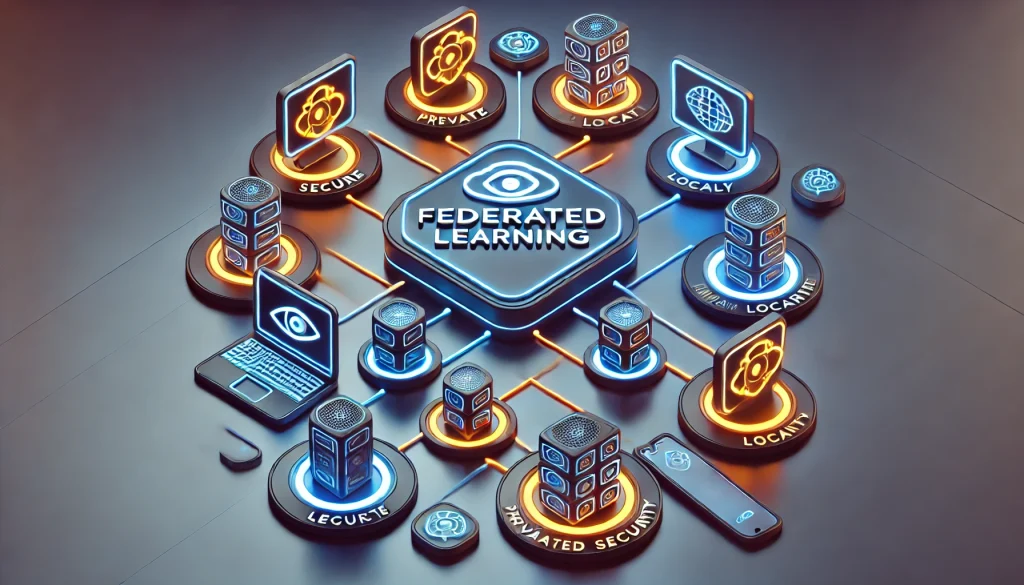 Federated Learning enables decentralized data processing, enhancing AI privacy and security on local devices.