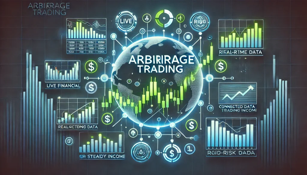 Arbitrage trading relies on real-time data for steady income, ideal for risk-averse traders.