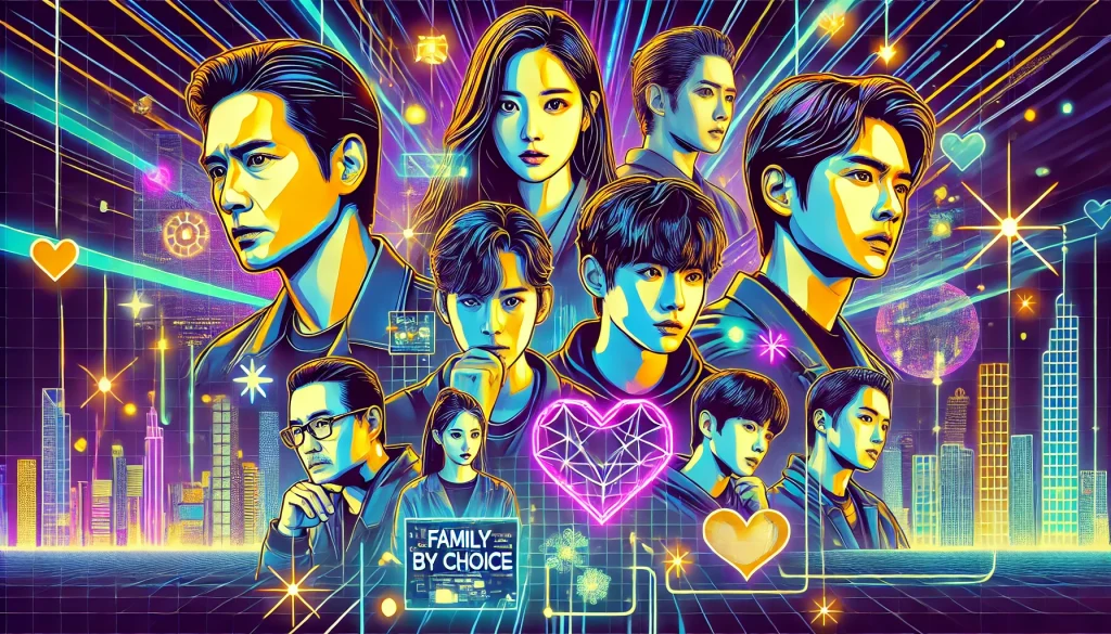 Fan art collage inspired by Family by Choice Kdrama