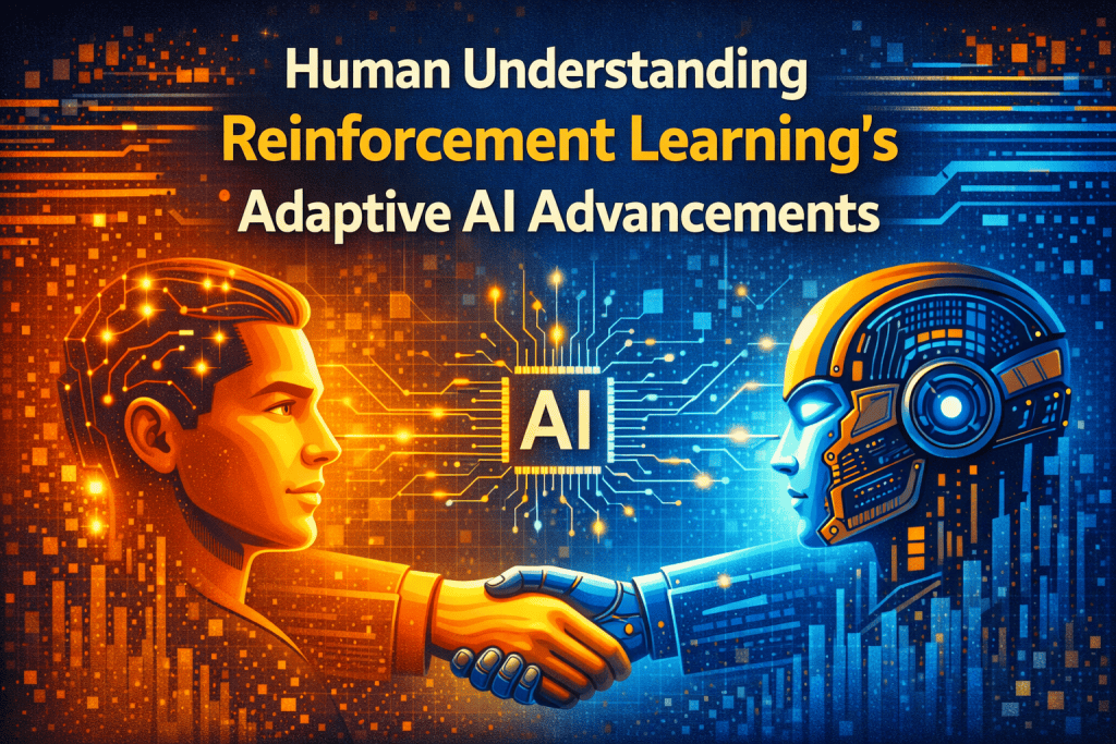 "Human understanding reinforcement learning’s adaptive AI advancements"