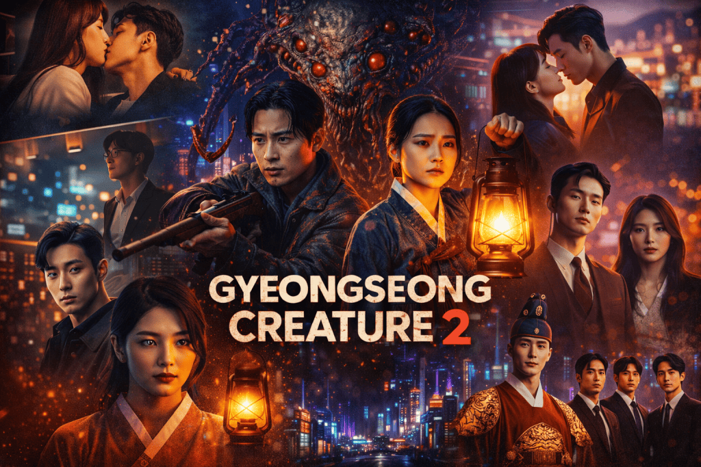 Collage of Gyeongseong Creature 2 and other related k-dramas