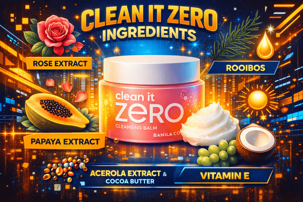 Ingredients of Banila Co Clean It Zero Cleansing Balm