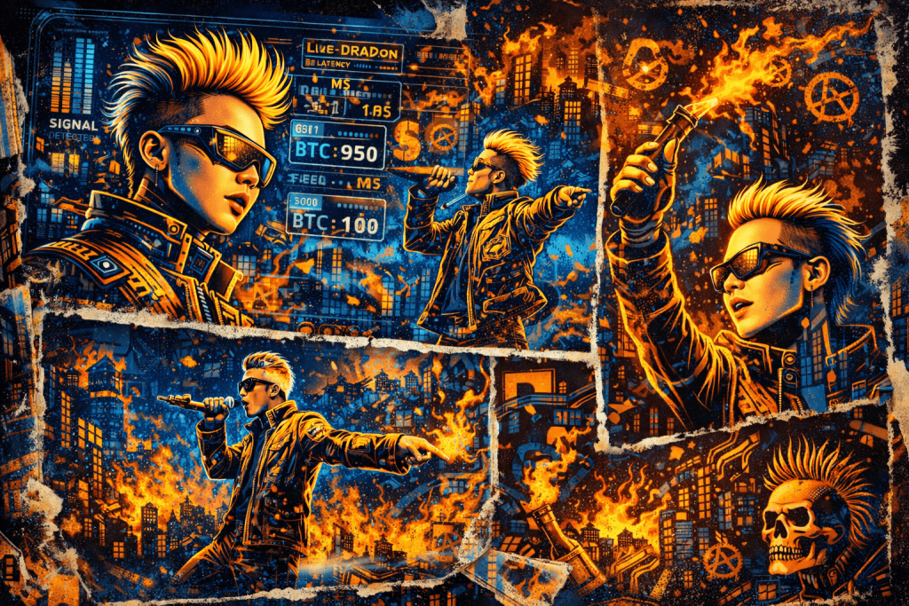 Collage Picture of previous Music video of G- Dragon