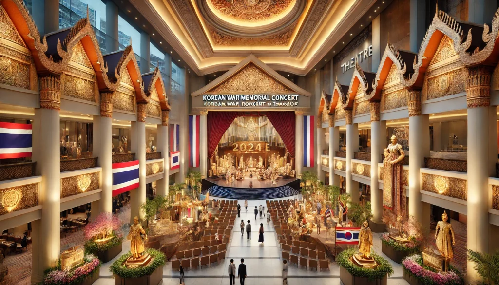 The place of Korean Memorial Concert 2024 Theatre in Bangkok.