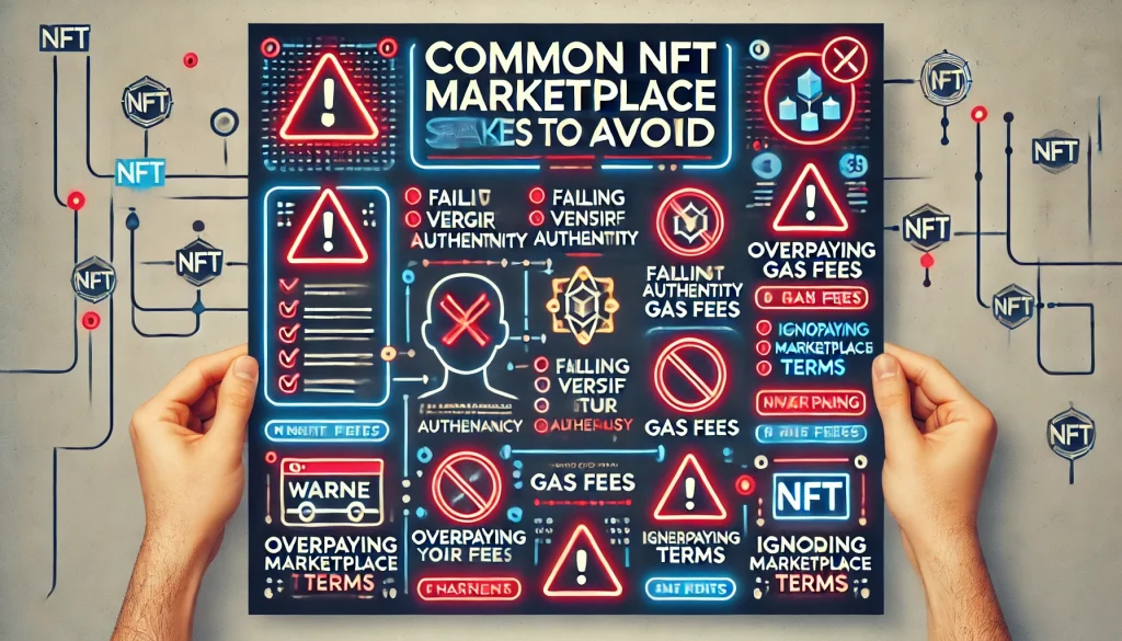 Common NFT marketplace mistakes to avoid.