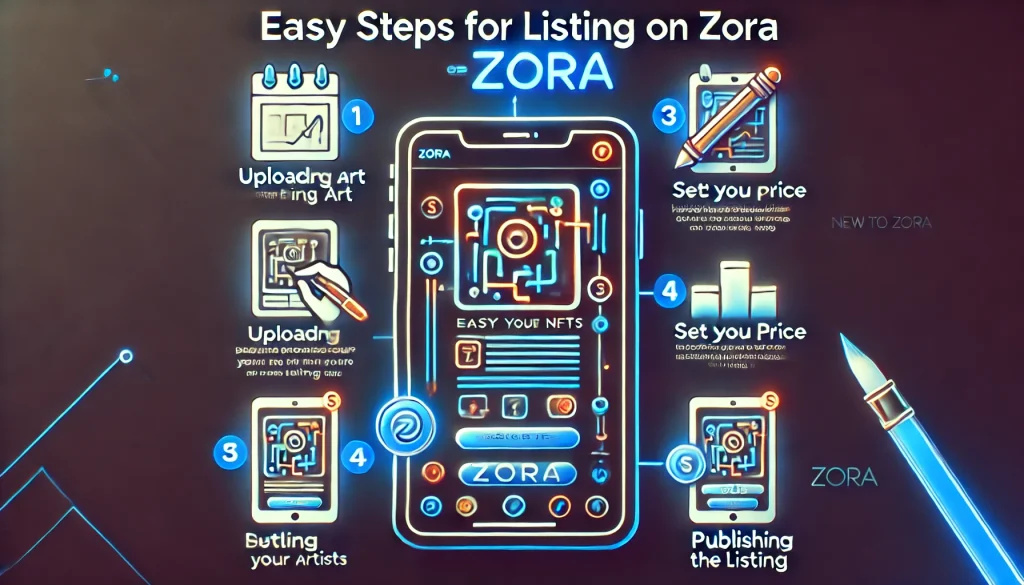 Clear, easy-to-follow steps for listing NFTs on Zora