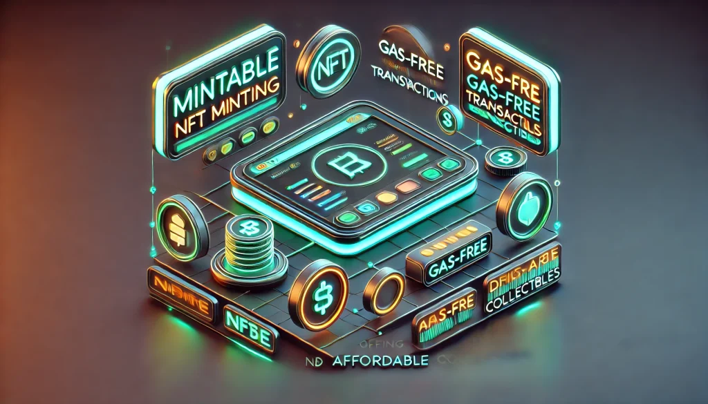 Mintable platform offering gas-free NFT minting and affordable collectibles