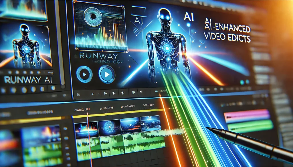 Runway AI interface showcasing video editing tools