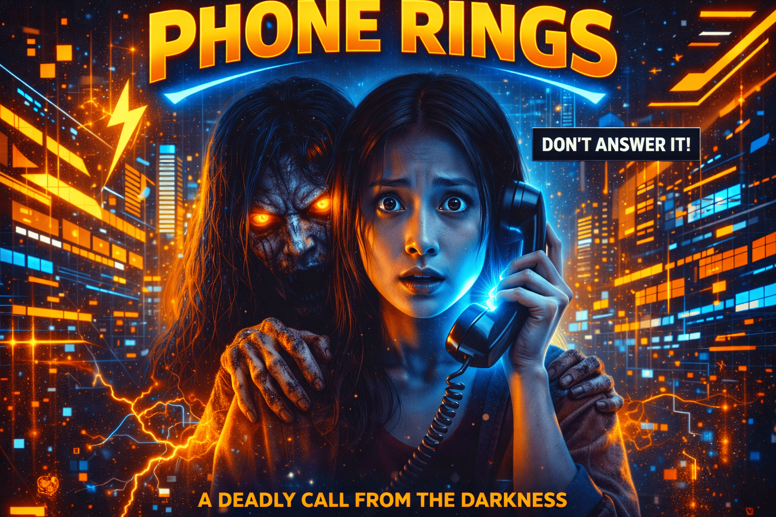 Main promotional poster of When The Phone Rings