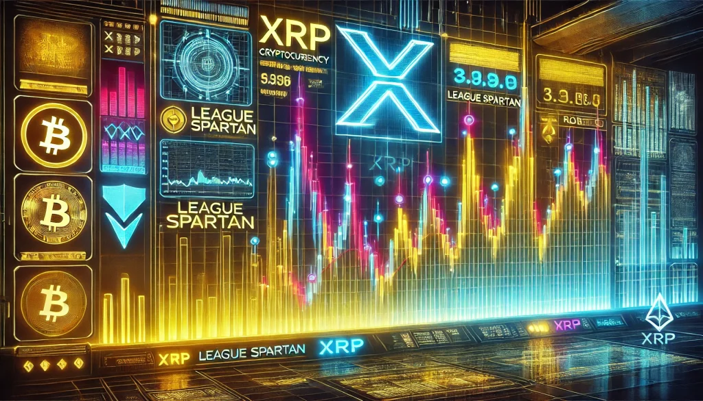 XRP chart displaying market trends.