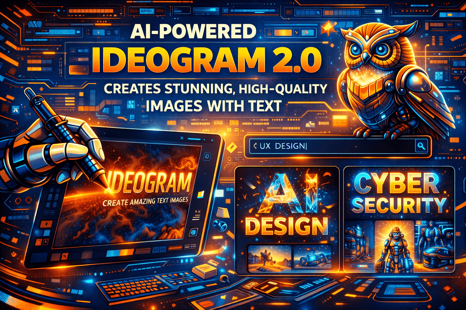 AI-powered Ideogram 2.0 creates stunning, high-quality images with text.