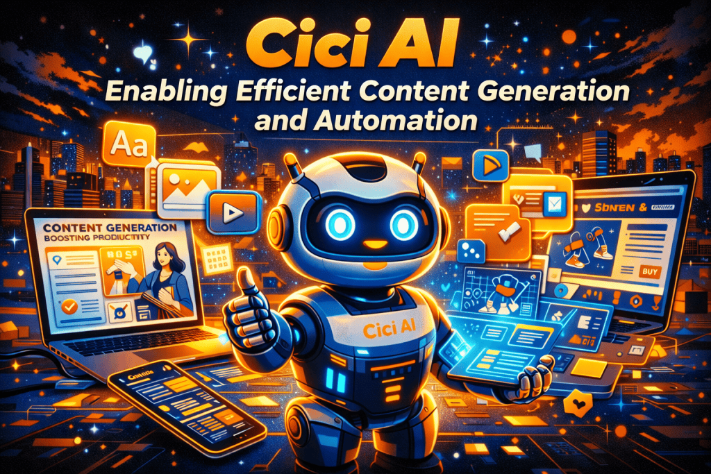 Cici AI enables efficient content generation and automation.