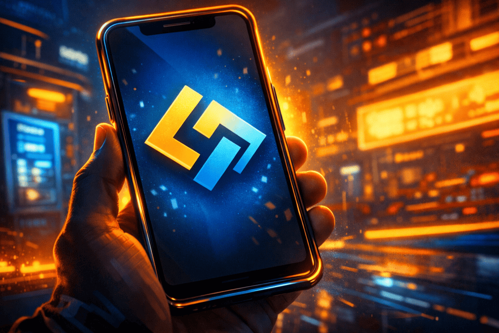 LokLok app logo shown on a smartphone screen