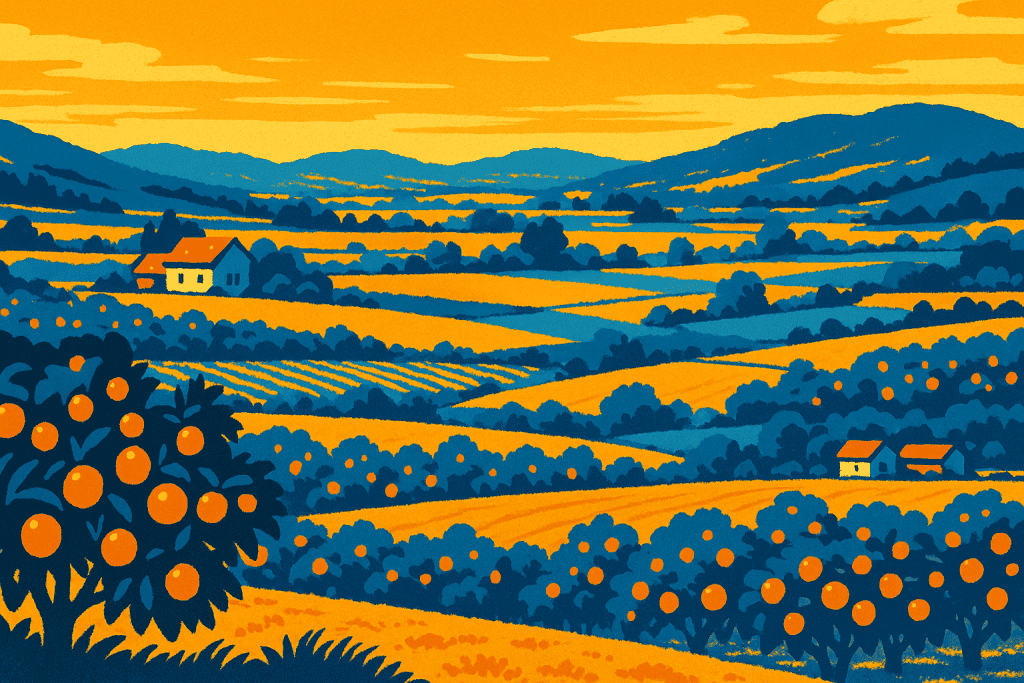 When Life Gives You Tangerines place