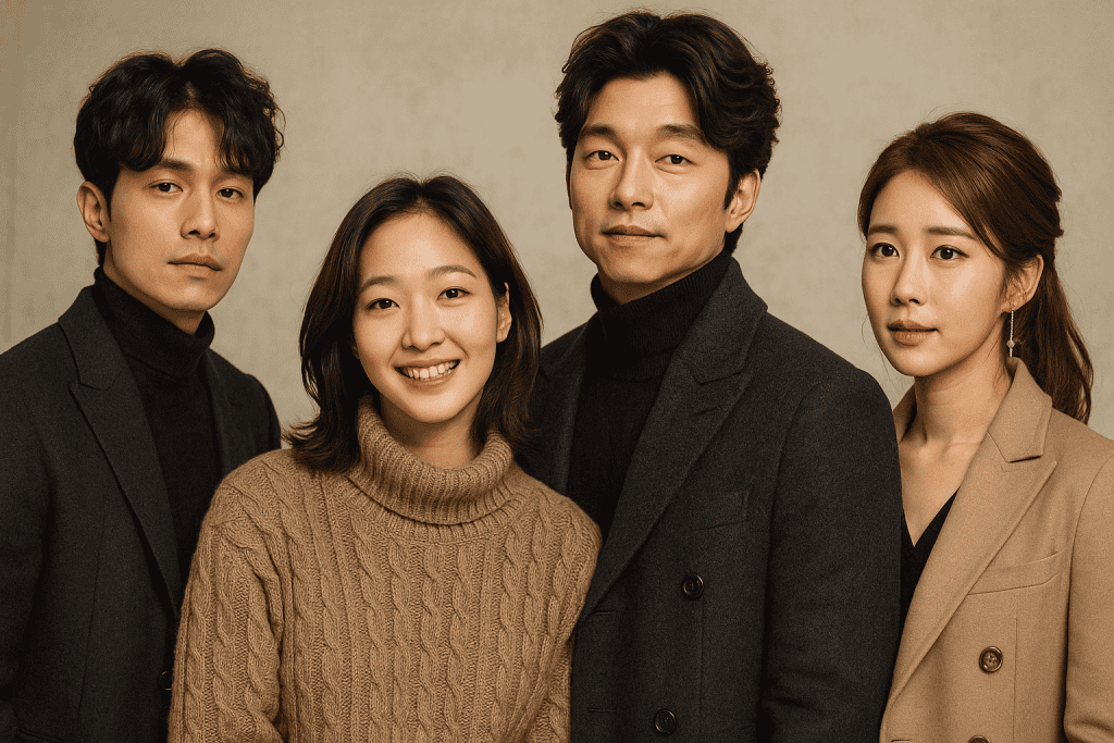 The Casts of Goblin in one frame.