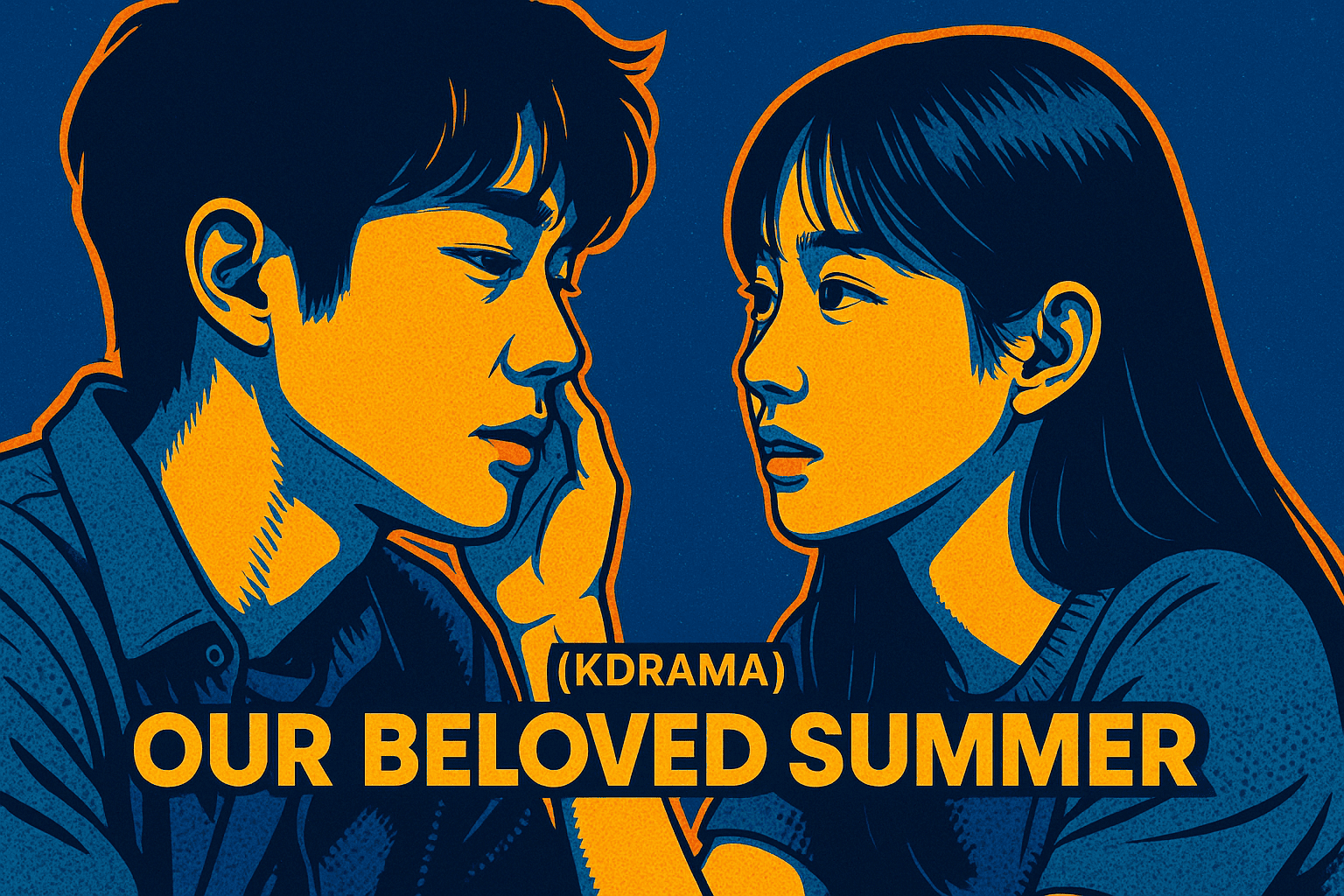 the cast of our beloved summer (kdrama) in a scene