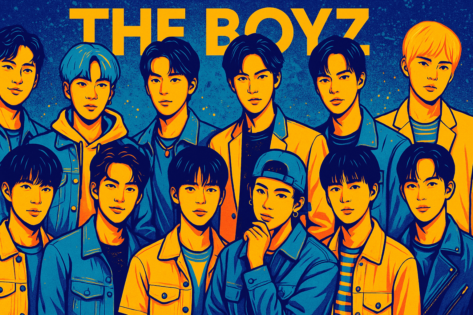 The members of THE BOYZ