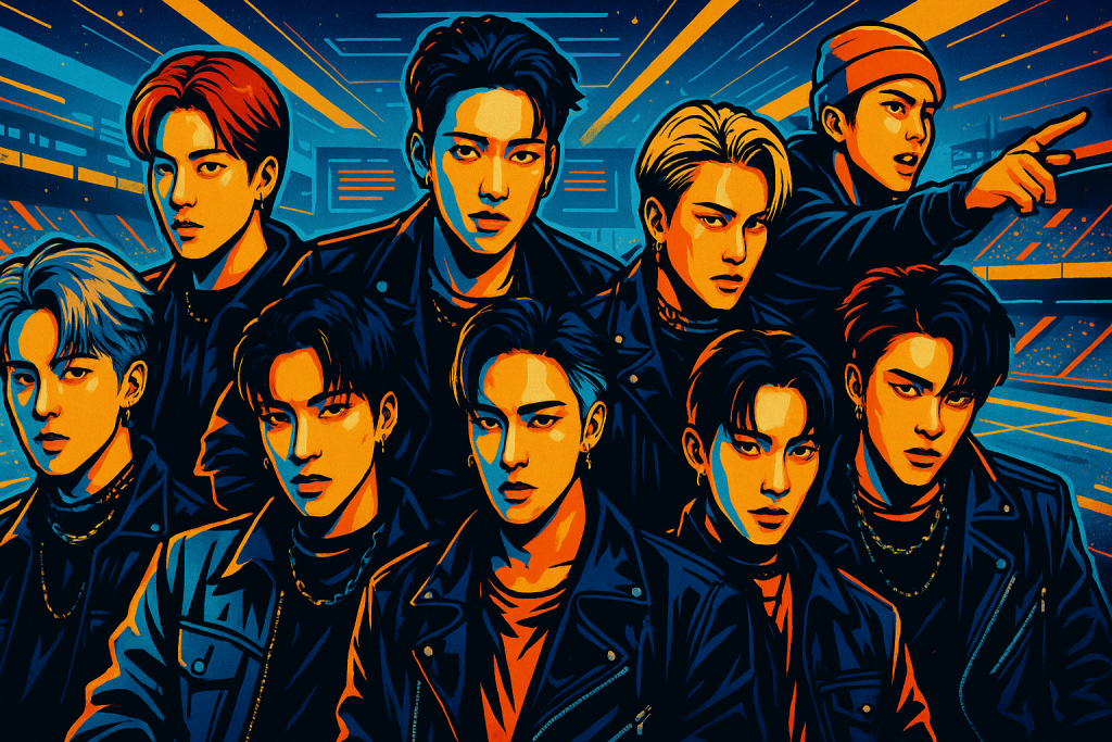 ATEEZ 2025 Tour members 