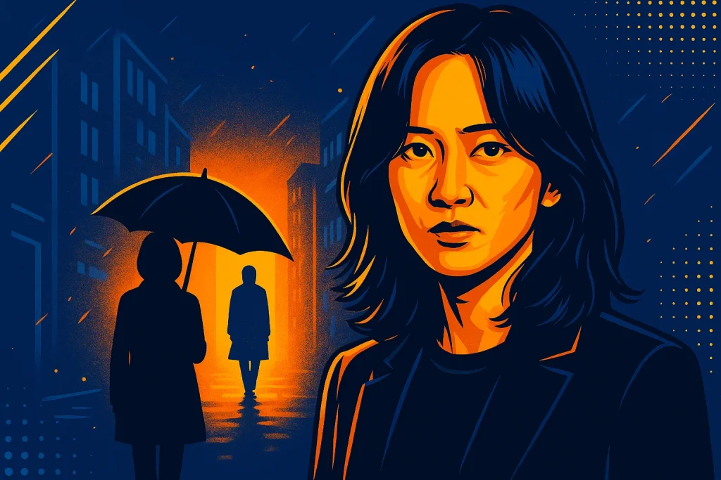 Scene from The Glory highlighting main protagonist