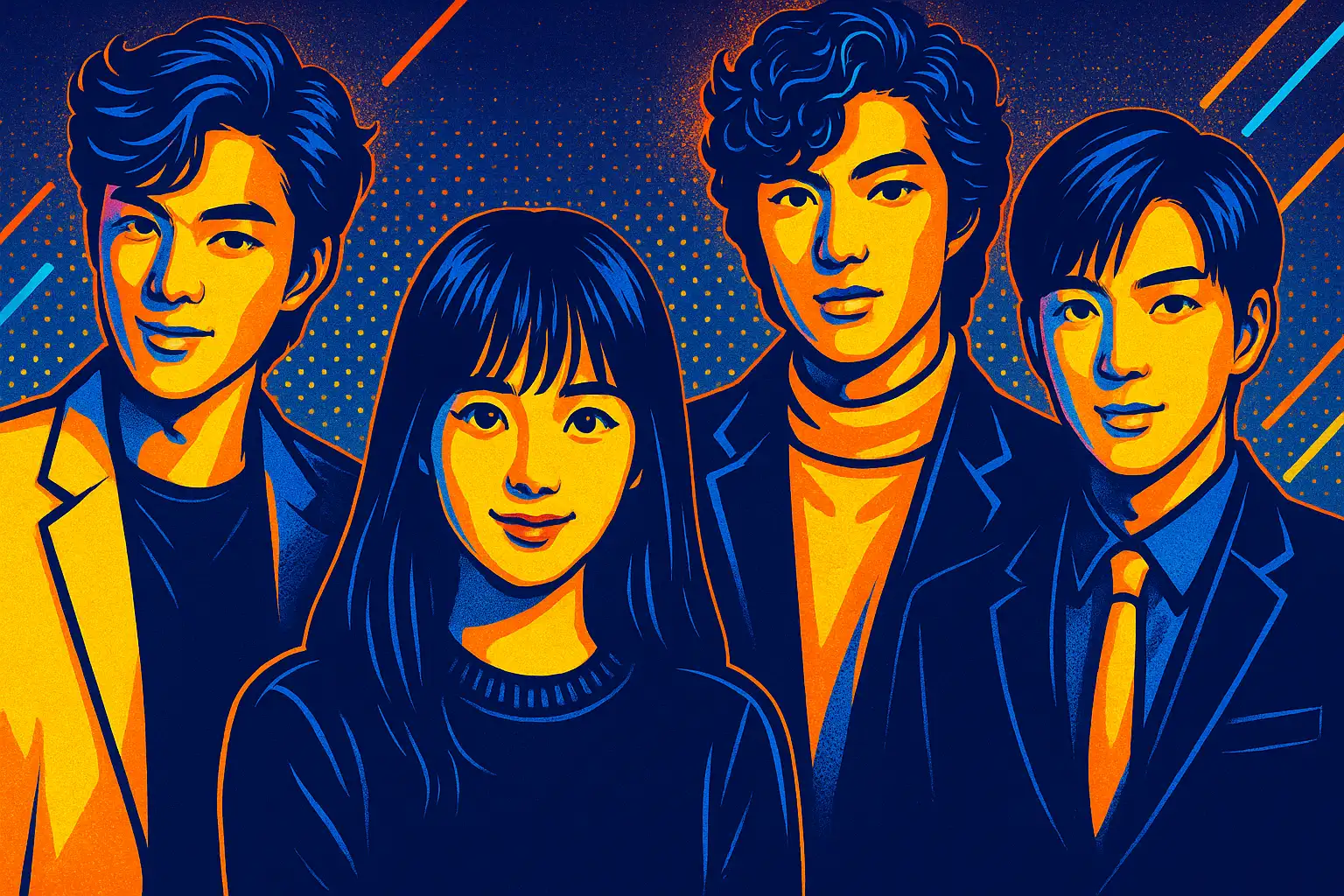 Boys Over Flowers main cast in official promotional photo.