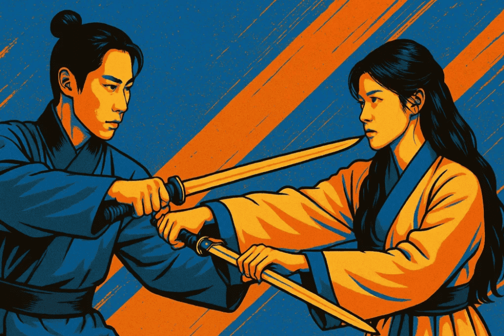 Alchemy of souls cast training together on set