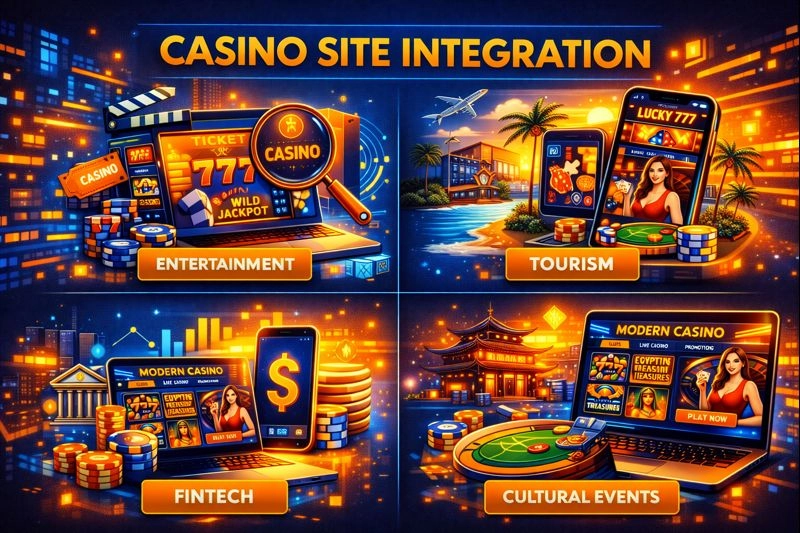 Integrated casino site cases spanning diverse industries including entertainment, tourism, fintech, and cultural events