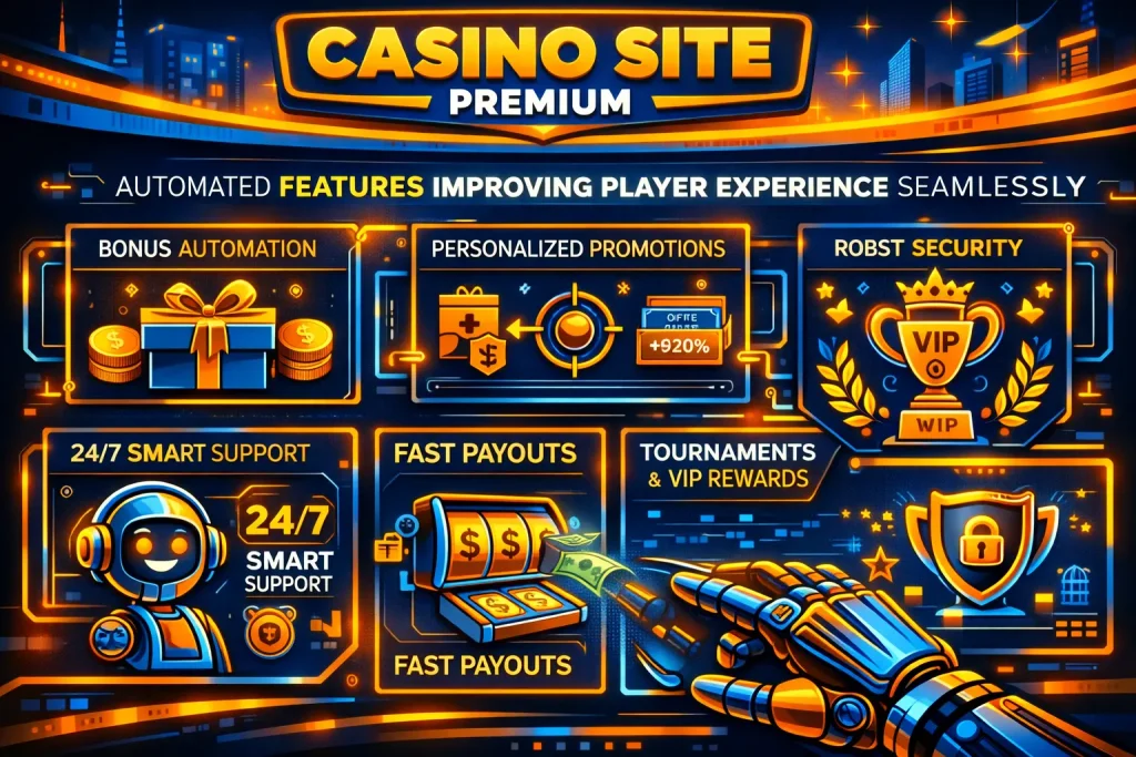 Automated casino site premium features improving player experience seamlessly
