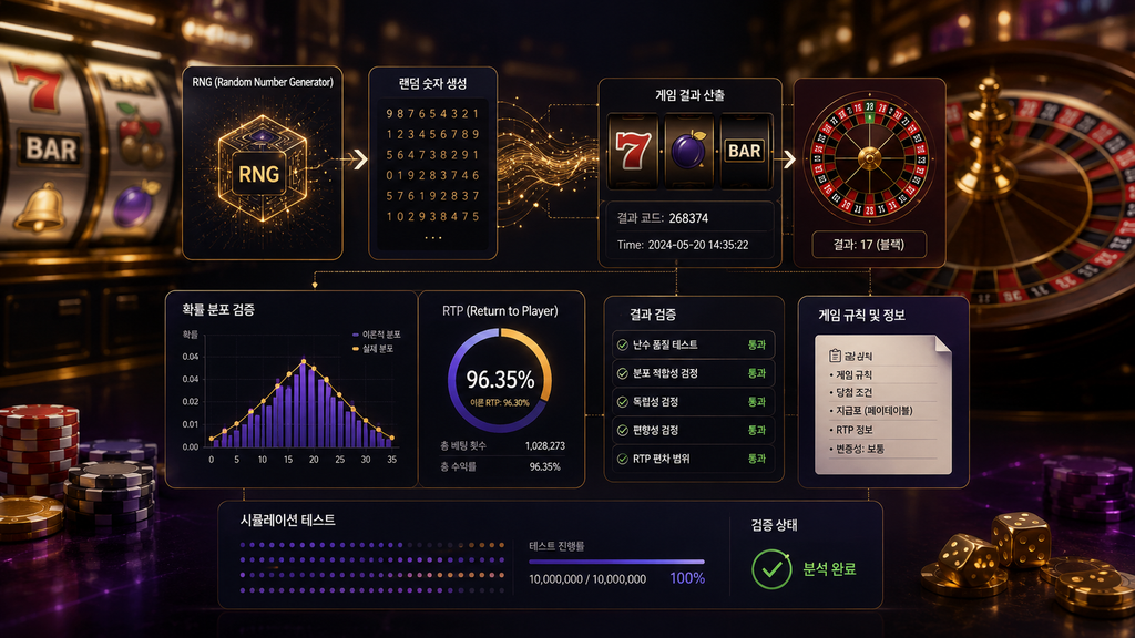 카지노사이트 게임 RNG 분석